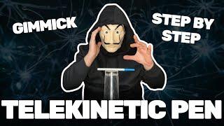 TELEKINETIC PEN 🪄 Gimmick Step by Step #magic #tricks #tutorial