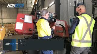 Austech bandsaw blade for cutting stainless steel
