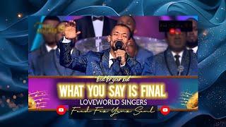 PRAISE NIGHT 19 • "What You say is final" Eli-J & Loveworld Singers live with Pastor Chris #live