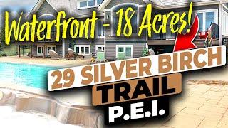 Is This The Coolest House With a Heated Pool Ever?  Waterfront - 18 Acres | 29 Silver Birch Trail