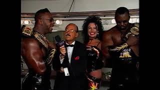 WCW SuperBrawl V - Gene Okerlund interviews Harlem Heat & Sherri (1995-02-19)