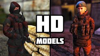 HD Models - Military, Duty, Freedom, Ecologists - Stalker Anomaly Addon Showcase