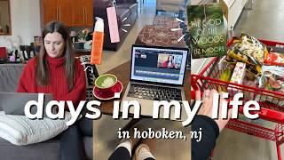 VLOG  getting back into a routine, cozy work days, weeknight meals + more