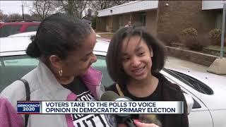 Voters take to the polls to voice opinion in Democratic primary election