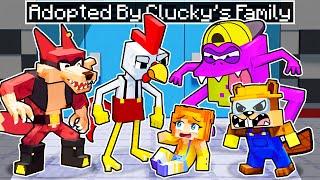 Adopted by CLUCKY's Family in Minecraft?!