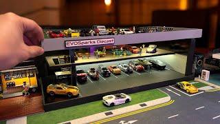 EVOSparks Diecast 1/64 Car Showroom Diorama | Hotwheels Diorama