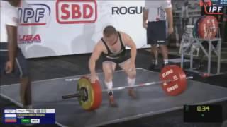 Sergey Fedosienko Russia, Deadlift, 240+,260+,267 5+, IPF Worlds 2016