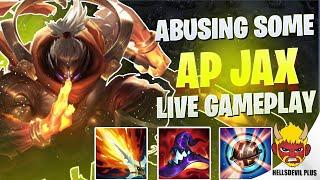 Abusing Some AP Jax- Wild Rift HellsDevil Plus Gameplay