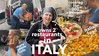 a day in the life of a RESTAURANT OWNER in ITALY