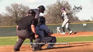 Hendrickson Hawks and Cedar Ridge Raider