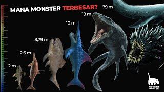 Perbandingan Ukuran Monster Raksasa Penguasa Lautan, Ada yang Lebih Besar dari Megalodon!