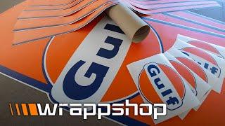 HOW IT'S MADE? Gulf Racing Stripes for Porsche | wrappshop.eu