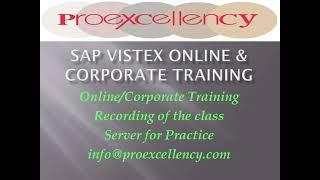 Proexcellency Provides SAP Vistex Online Training