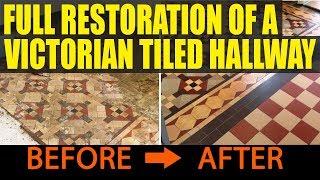 Full Restoration of a Victorian Tiled Hallway Floor in Cardiff