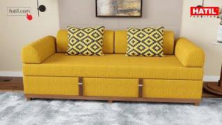 Sagittarius 111 | Sofa Cum Divan Cum Bed | HATIL BD | FURNITURE | হাতিল | সোফা কাম ডিভান কাম বেড