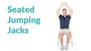 Seated Jumping Jacks Chair Exercise