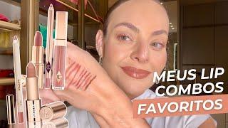 MEUS LIP COMBOS FAVORITOS + DICAS DE PRODUTOS DE BELEZA | Layla Monteiro