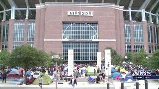 ‘It sounds like we’re going to war': Aggies camp overnight for Lonestar Showdown ticket pull