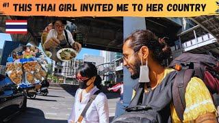 This Thai Girl Invited me to her Country  | Thailand Visa On Arrival (VOA) 2024 | Silom, Thailand