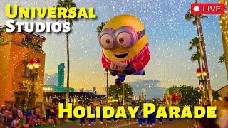 LIVEUniversal Studios Christmas Celebration Parade | Universal Orlando Resort Live 4K