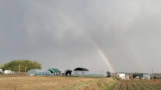 double rainbow out in the clouds