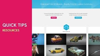 Quick Tips 3 - Free online Design Resources