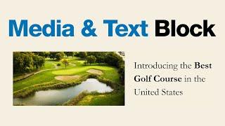 How to Use the WordPress Media and Text Block