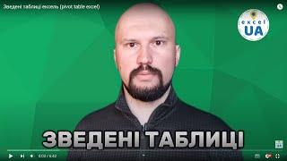 Зведені таблиці ексель (pivot table excel)