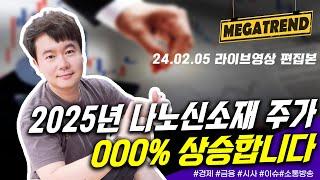 2025년 나노신소재 주가 OOO% 상승합니다