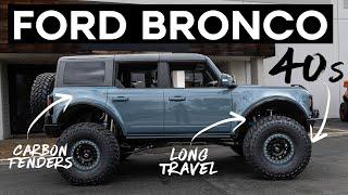 Ultimate Area 51 Ford Bronco Build | 40's, Long Travel, Carbon Wide Body