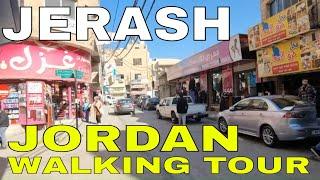 Jerash, Jordan. Virtual Walk. The back streets of Jerash. الأردن HD.