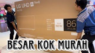 UNBOXING LG AI TV 86UT8050  NEW 2024