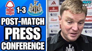 Eddie Howe “it was a massive game today" Forest 1-3 Newcastle