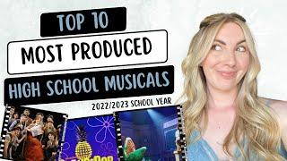 TOP 10 MUSICALS HIGH SCHOOLS PERFORM | Theatre Teacher Shares Most-Produced High School Musicals