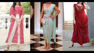 Trendy Indo western dresses for women | Party wear outfit ideas | Stylish dresses for party