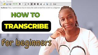 Learn to Transcribe from Scratch | Complete Tutorial