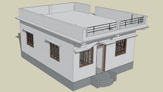 सरल 5 लाख बजट हाउस प्लान 2024 | 5 lakh Budget house plans under 500sqft | small home design