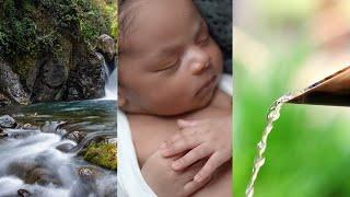  Bébé dort avec un bruit blanc - 4H  Bruits d'une fontaine à eau, SONS DE LA NATURE