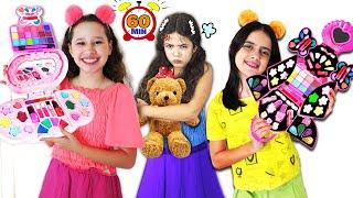 Valentina Pontes and her friend in 1 hour of fun and FUNNY stories for children