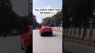 Tata Curvv First Time on Road  #tatacurvv #curvv