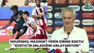 Jose Mourinho, Saint-Maximin'i adeta gömdü! "Futbol basit! 20 kere topa dokunmaya gerek yok!"