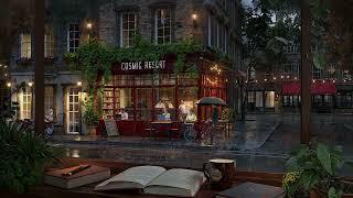 British Coffee Shop Ambience - Rain and Thunder Ambience for Study and Relaxation