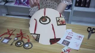 2021 Newest Sublimation Blank Christmas Ornaments