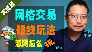 网格交易的短线玩法，派网怎么玩，第二集。Pionex grid trading bot, an intraday or intraweek scalping strategy.