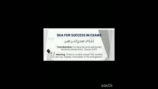 Powerful dua to get good marks|exam success dua|this ust the duabfir exam #viral #short #dua #shorts