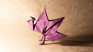 Origami Peacock by JMorigami