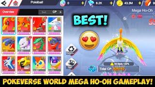 Pokeverse World Mega Ho-Oh Gameplay Best Pokémon  || Monstar gym Championship || ROY GAMING ||