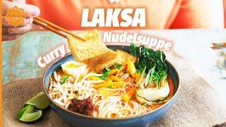 Diese Nudelsuppe ist das beste Abendessen! Laksa Rezept