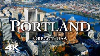 PORTLAND  Drone Aerial 4K | Oregon USA United States of America