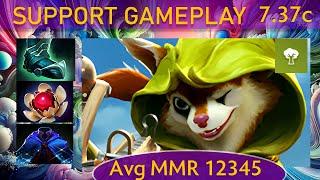  7.37c Hoodwink |K+A-D - 38 KP - 93%| Support Gameplay - Dota 2 Top MMR